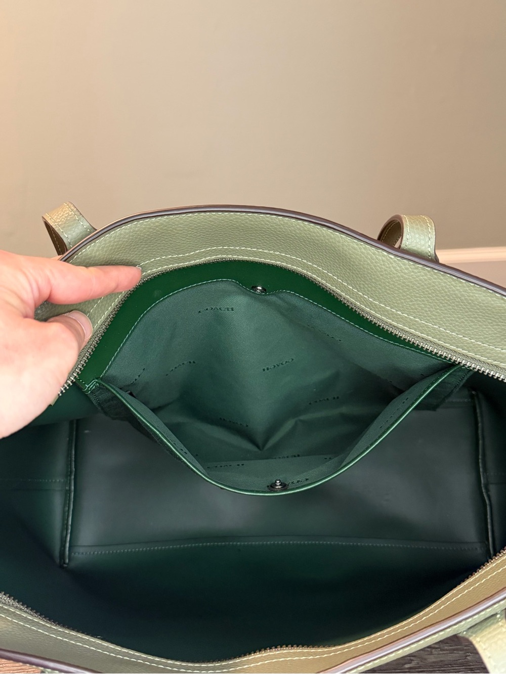 Coach Central Tote with Zip - Picture 12 of 15
